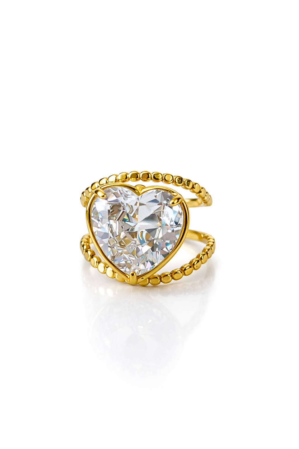 Anello Cuore Royal regolabile